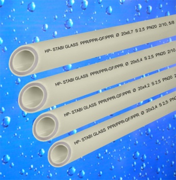 Трубы ПП армированная стекловолокном, 3 m, PN20